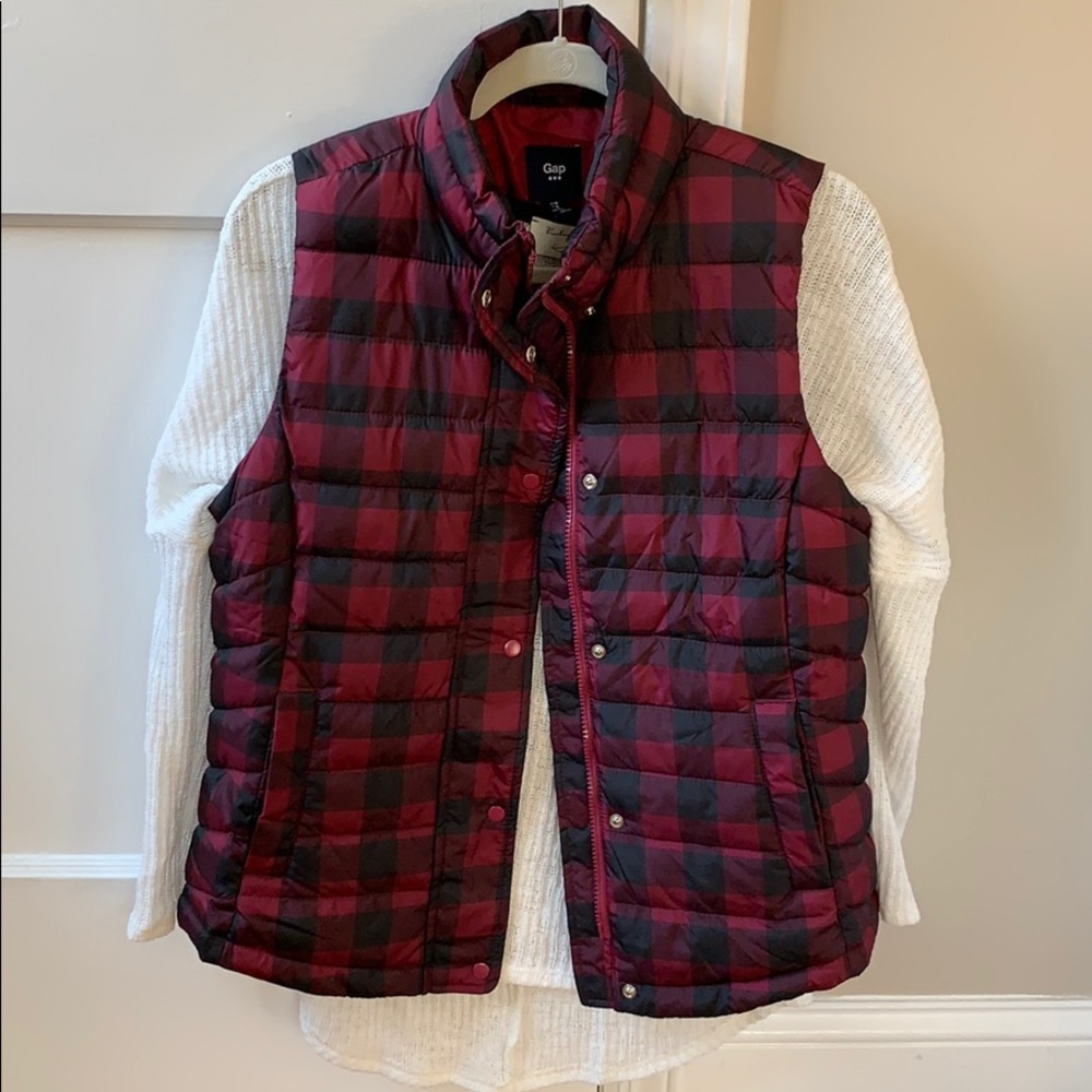 Gap buffalo check Vest